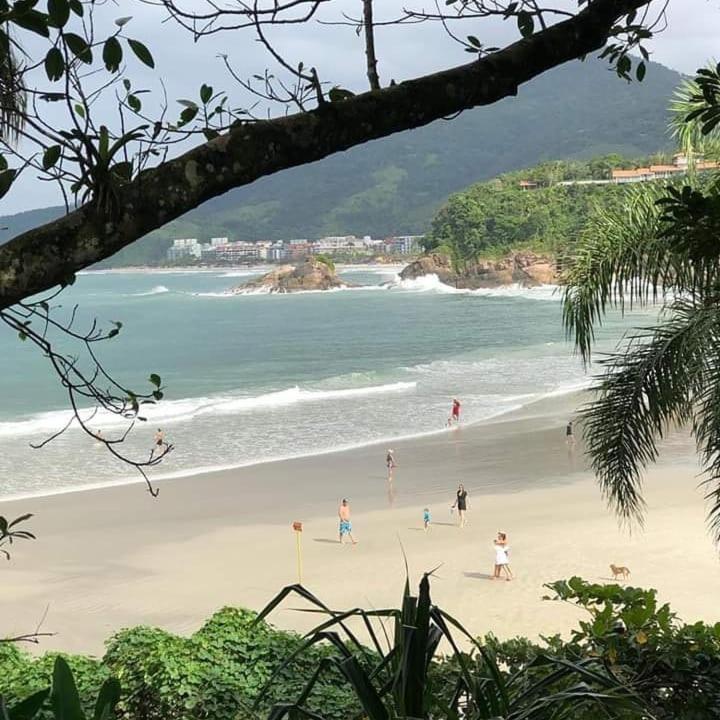 Mansao Tenorio - Suites, Estudio Ou Cobertura Pe Na Areia Ubatuba Eksteriør billede