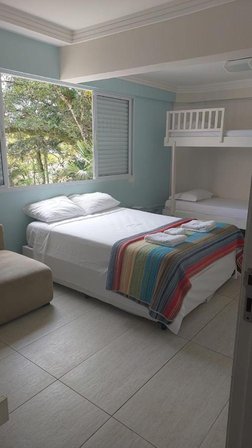 Mansao Tenorio - Suites, Estudio Ou Cobertura Pe Na Areia Ubatuba Eksteriør billede