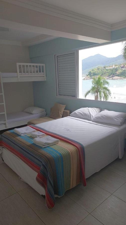 Mansao Tenorio - Suites, Estudio Ou Cobertura Pe Na Areia Ubatuba Eksteriør billede