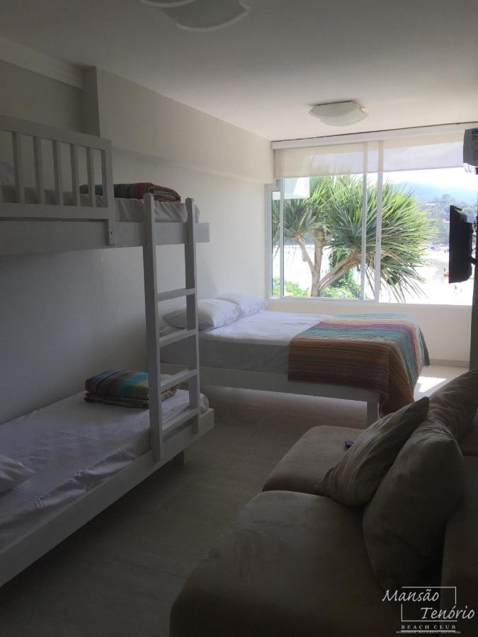 Mansao Tenorio - Suites, Estudio Ou Cobertura Pe Na Areia Ubatuba Eksteriør billede