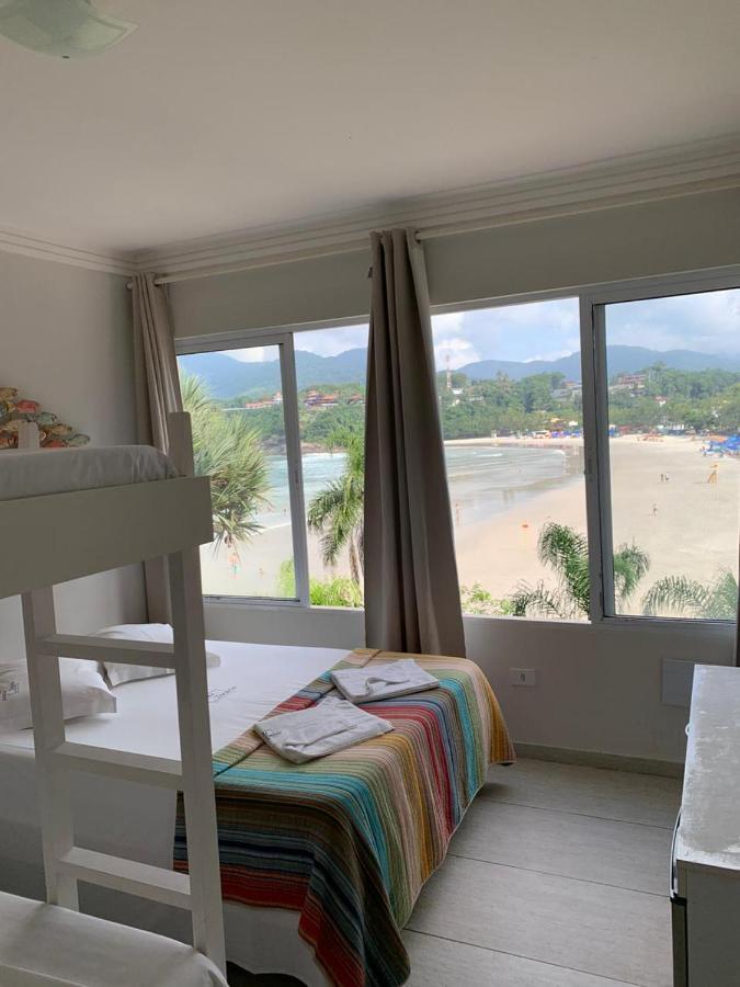 Mansao Tenorio - Suites, Estudio Ou Cobertura Pe Na Areia Ubatuba Eksteriør billede