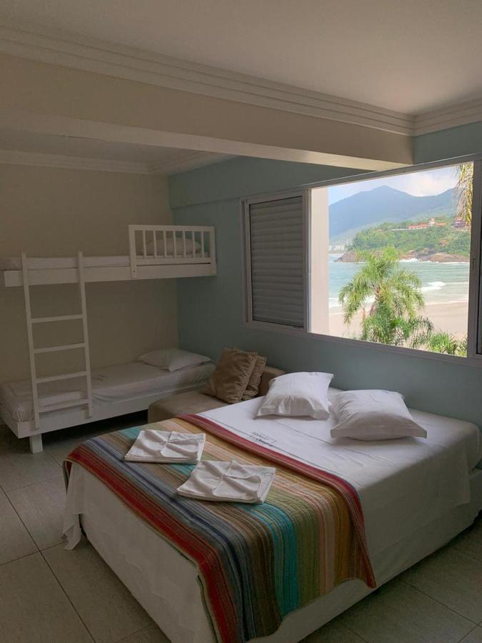 Mansao Tenorio - Suites, Estudio Ou Cobertura Pe Na Areia Ubatuba Eksteriør billede